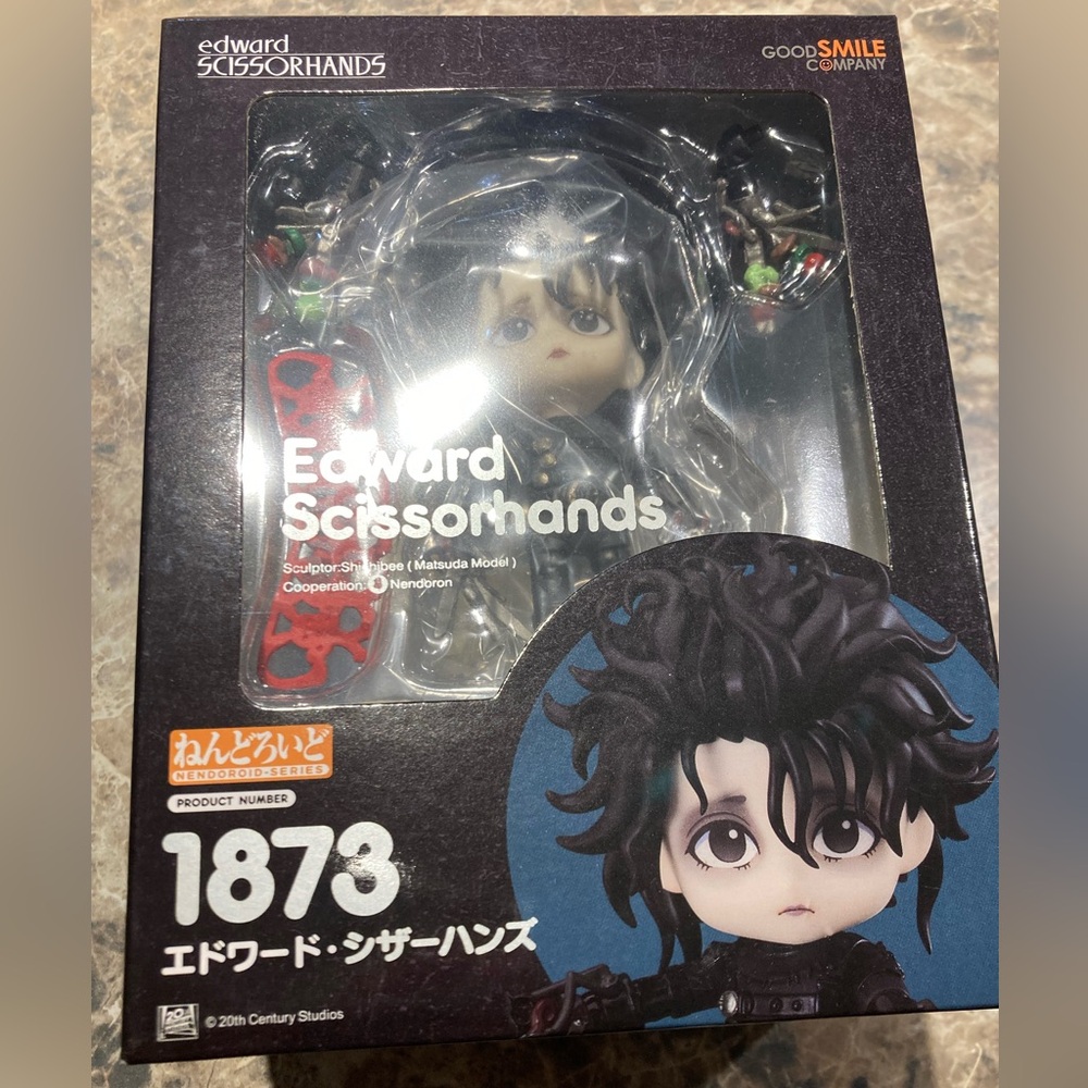 Edward Scissorhands Nendoroid Figure 1873 Tim Burton Johnny Depp Toy Action